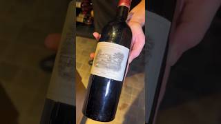 Opening a Château Lafite Rothschild from 1928 🍷wunderbrunnenopfikon juanluisbiedma winedavide [upl. by Kayla621]