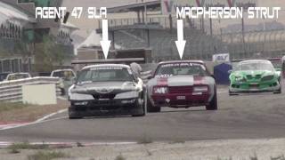 SLA Suspension vs MacPherson Strut [upl. by Elehcin203]