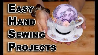 Fun amp Easy Hand Sewing Projects Using Upcycled Materials [upl. by Ahsetan31]