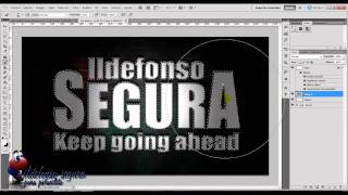 Tutorial Photoshop Texto de Acero [upl. by Namlak327]