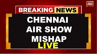 Chennai Airshow Mishap Live Updates At Least 3 People Dead Several Injured At Chennai Airshow [upl. by Adnohsar]