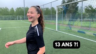 Voici LA MEILLEURE joueuse de FOOT de 13 ANS [upl. by Landan411]