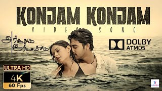 Konjam Konjam HD Offical Video  4k 60fps  Arya  Sameksha  Yuvan Shankar Raja [upl. by Ydnerb568]