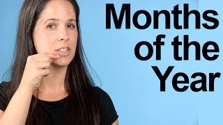 How to Pronounce the Months of the Year American English [upl. by Eima]