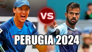 Luciano Darderi vs Sumit Nagal PERUGIA 2024 FINAL [upl. by Dyun]