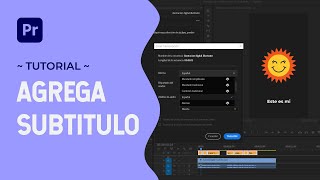 ✅ Como PONER SUBTITULOS AUTOMATICOS en PREMIERE PRO 2023 [upl. by Weisbrodt676]