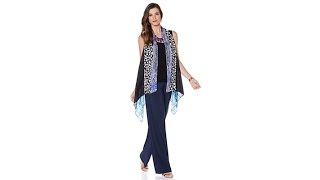 IMAN Global Chic Runway Glamour Convertible Vest to Scarf [upl. by Theadora]