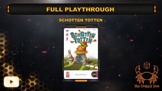 Schotten Totten  Full Playthrough by the Crabby Dice [upl. by Manbahs397]