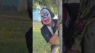 Bhoot banke fas gaya 😀 tiktokvideo funnyvideo comidy video sukhasan ka star [upl. by Barrus]