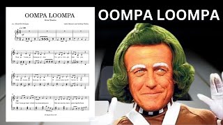 OOMPA LOOMPA  Piano from Wonka [upl. by Nortna]