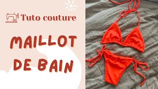 COUDRE UN MAILLOT DE BAIN facilement  PATRON GRATUIT pour toutes les tailles [upl. by Inman]