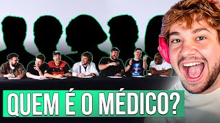 O DIA QUE PARTICIPEI DO AQUELES CARAS  QUEM É O MÉDICO  React [upl. by Aneetsyrk]