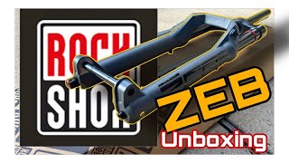 ROCKSHOX ZEB ULTIMATE  CHARGER 3  UNBOXING [upl. by Novahs]