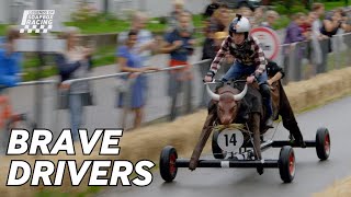 Our TRIBUTE to the CRAZIEST drivers of ALL TIME soapboxrace redbullsoapboxrace crazydriving [upl. by Kask]