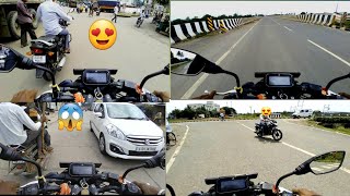 Moto vlogs raide on the sity 🚀 Raider 125 🤗 motovolger bike [upl. by Christis]