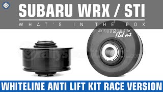 Whiteline Anti Lift Kit Race Version 201112 STI  Whats in the Box [upl. by Ayama]