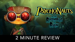 Psychonauts in the Rhombus of Ruin  2 Minute Review  HTC Vive [upl. by Krawczyk794]