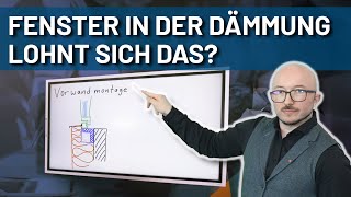 Fenster in der Dämmebene So gehts Energieberater klärt auf [upl. by Haven]