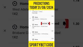 FOOTBALL PREDICTION TODAY 31082024  ACCURATE FOOTBALL PREDICTIONS TODAY footballpredictions [upl. by Phemia238]