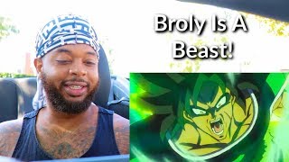 Dragon Ball Super Broly  Broly Transforms  Broly Fights Freiza [upl. by Anole]