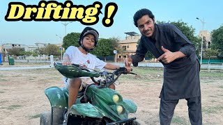 Quad bike drifting  bike b theek ki [upl. by Jacie515]