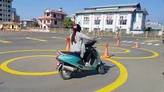 Scooter trial in Kathmandu [upl. by Sauder]