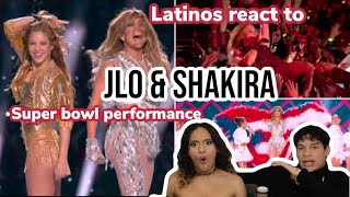 Latinos react to SHAKIRA amp JLO kiling it at the SUPERBOWL 2020 REACTION FEATURE FRIDAY ✌ [upl. by Herzen]