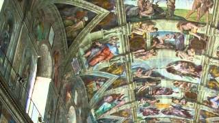 22 Michelangelo Buonarotti Deckenfresko Sixtinische Kapelle 15081512 VatikanRom Italien [upl. by Dualc]