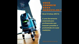 NIVEL A LASER 5 LINHAS ARITA PRIMEIRA PARTE [upl. by Enirtak420]