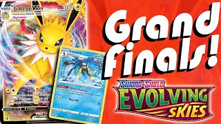 1st Place Jolteon VMAX Gameplay amp Deck List  Evolving Skies PTCGO 2021 [upl. by Semadar]