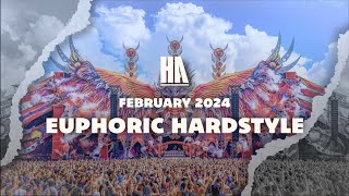 Euphoric Hardstyle Mix February 2024  The Harder Army [upl. by Diannne359]