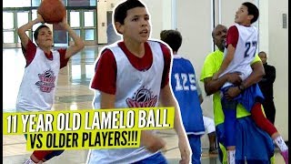 LaMelo Ball 11 Years Old BALLING vs OLDER KIDS Hits CRAZY GAME WINNER So Much Confidence [upl. by Rebekah]