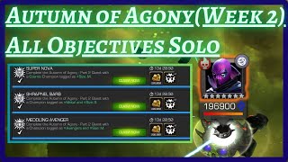 Prowler  All Objectives SOLO  Autumn of Agony Part 2  AOA  MCOC [upl. by Warton414]