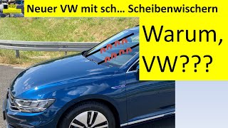 Was baut VW für sch Scheibenwischer in Neuwagen Und was kann ich tun [upl. by Atteiluj147]