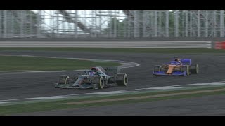 Silverstone fight  OWL League Race 4 [upl. by Lleynod828]