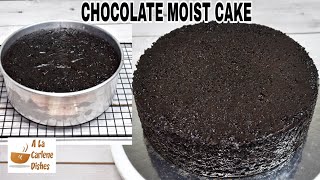 CHOCOLATE MOIST CAKE RECIPE [upl. by Koh243]