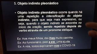 Sintaxe 14  Objeto indireto pleonástico [upl. by Ashton]