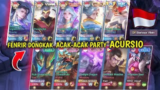 TOP GLOBAL JUNGLER ACURSIO DIBIKIN KEWALAHAN  FENRIR DONGKAK VS ACURSIO [upl. by Aniweta444]