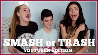 SMASH OR TRASH  YOUTUBER EDITION [upl. by Anirac]