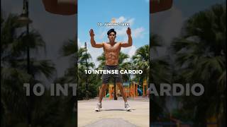 hiit cardio workout 🔥 l 10 min Hiit cardio workout shorts cardio hiitcardioworkout [upl. by Corbett]