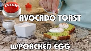 Easy Poached Eggs amp Creamy Avocado Toast  Nifty Nelly [upl. by Neenahs]