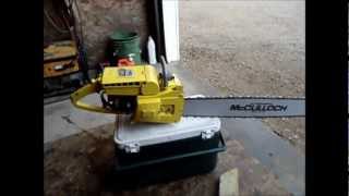 Mcculloch Chainsaw 140 with 32 inch bar and chain [upl. by Gautier]