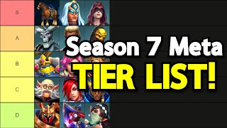 Paladins Season 7 Banners Fall Meta Tier List Opinion [upl. by Christiano542]