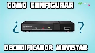 Como configurar un decodificador movistar shorts [upl. by Ydnyc]