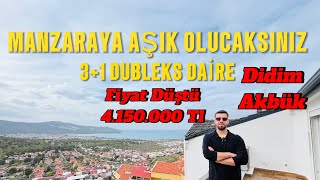 ‼️Fiyat Düştü 4150000 Tl Didim Akbük’te Emsallerinden Uygun 31 Dubleks [upl. by Iluj813]