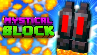 Minecraft Mystical Block  POWERFUL JETPACK FLIGHT amp GROWING NETHERITE 8 Modded Questing Skyblock [upl. by Agathe]