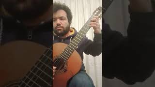 chitarra volante  profumo Medio orientale chitarra guitar guitarcover chitarraclassica [upl. by Anneres]