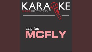 All About You In the Style of Mcfly Karaoke with Background Vocal [upl. by Ssalguod666]