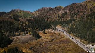 Big Cottonwood Canyon Flight DJI AIR 2 [upl. by Salahi]