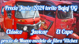 PRECIO de MOTOTAXI DE TORITO BAJAJ CROM UG MODELO 2024 al CONTADO en SJL JUNIO 2024 [upl. by Fagaly]